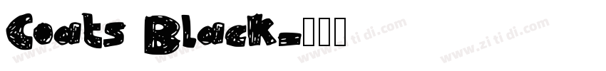 Coats Black字体转换